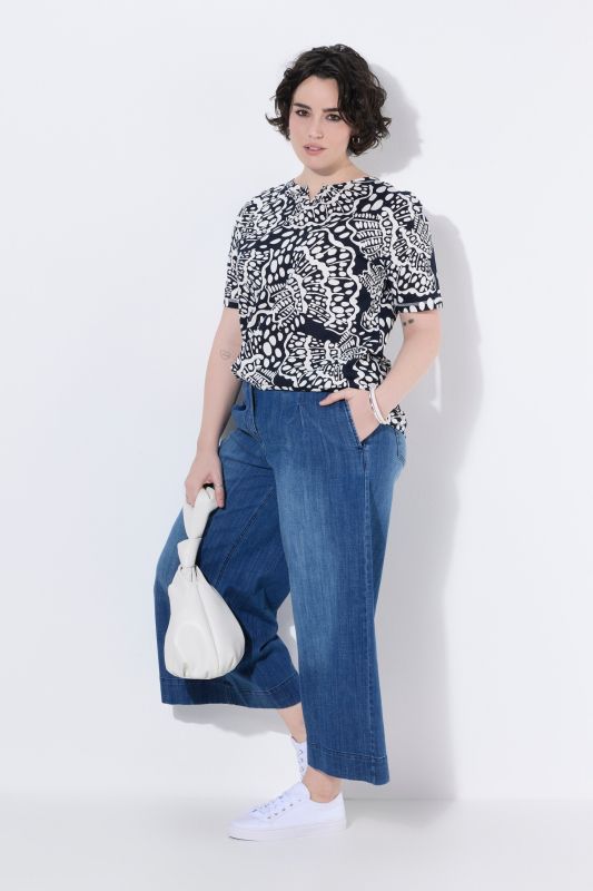 Jean Mary, jambe très large et légèrement évasée, taille confortable