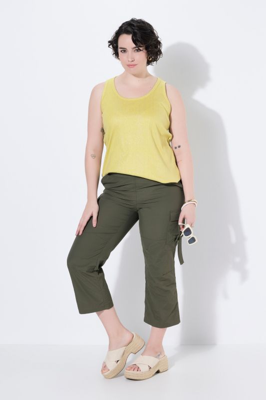 Pantalon cargo style Utility, taille élastique et poches cargo