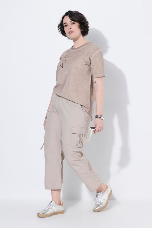 Pantalon cargo style Utility, taille élastique et poches cargo