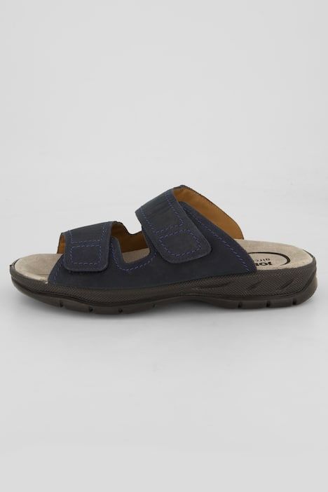 Mules homme Jomos, cuir et brides velcro - jusqu'au 50