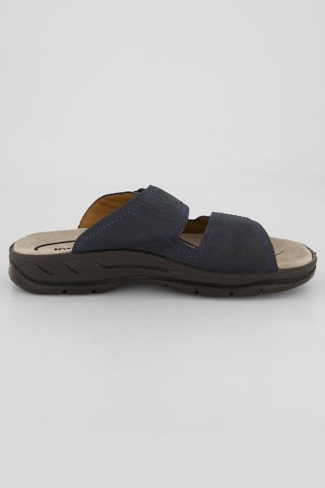 Mules homme Jomos, cuir et brides velcro - jusqu'au 50