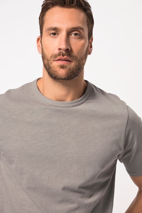 T-shirt JP AWARE à manches courtes, motif brodé, coton bio certifié GOTS