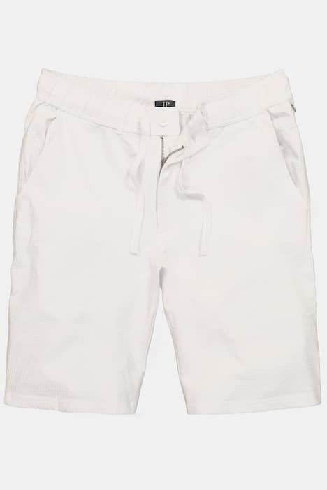 Bermuda JP 1880 en seersucker, bouton et fermeture zippée, 4 poches - jusqu'au 8 XL