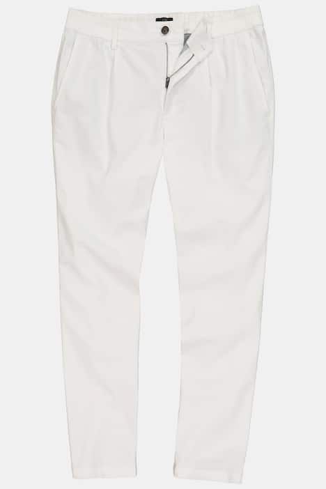 Pantalon chino FLEXNAMIC®, taille élastique et pinces, coupe Straight Fit tendance