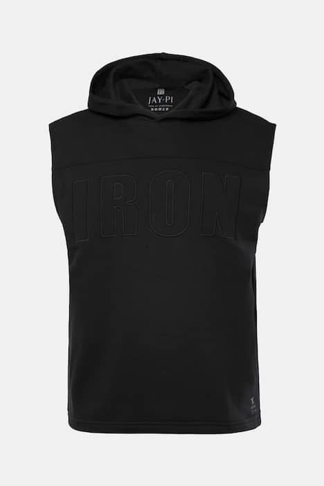 Sweat-shirt à capuche JAY-PI sans manches, collection Fitness, coupe ventre confort et séchage QuickDry - jusqu'au 7&nbsp