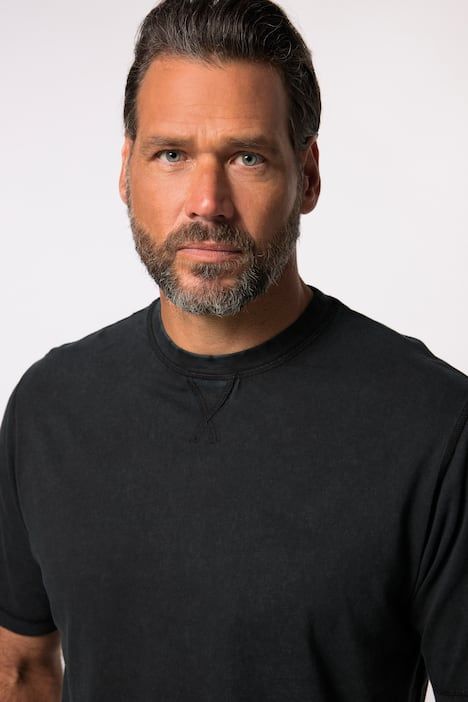 T-shirt JP 1880 style vintage, manches courtes et surpiqûres - jusqu'au 8 XL