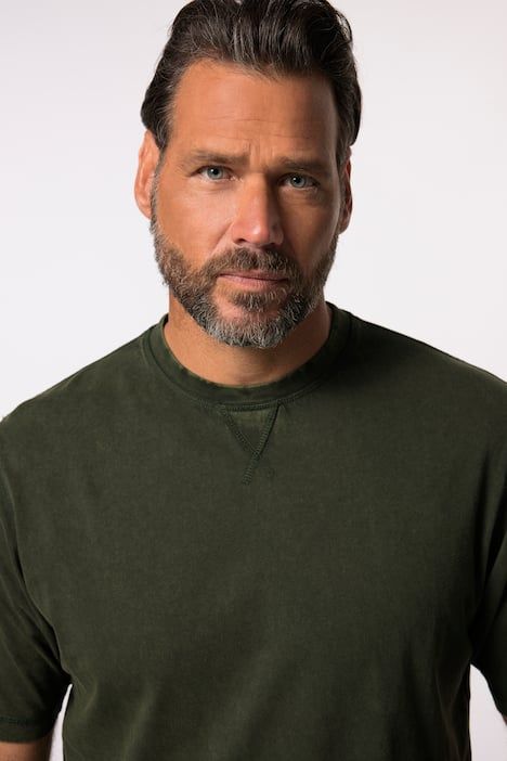 T-shirt JP 1880 style vintage, manches courtes et surpiqûres - jusqu'au 8 XL