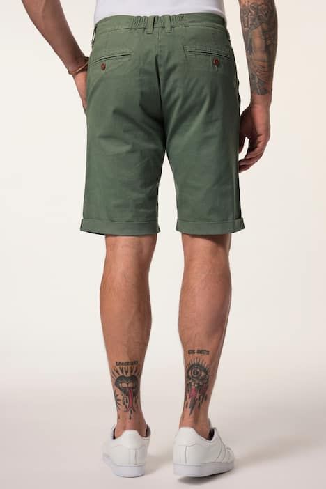 Bermuda chino ventre confort JP 1880, coupe Regular Fit - jusqu'à la taille 74