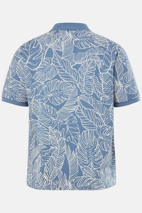 Polo JP 1880 en piqué, manches courtes et imprimé all-over - jusqu'au 8 XL