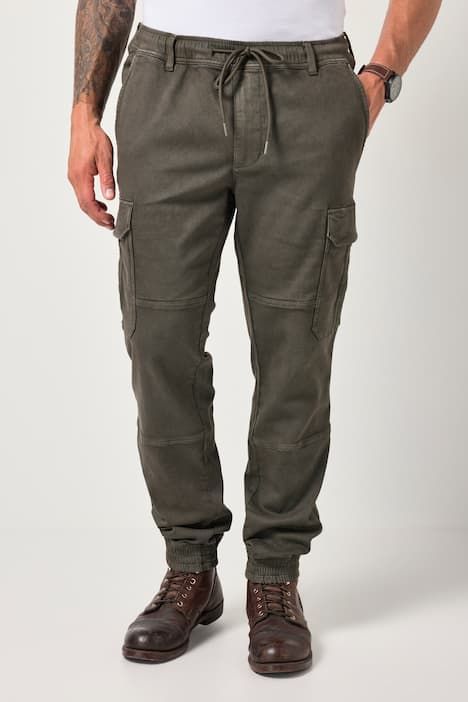 Pantalon cargo JP 1880 FLEXNAMIC®, nombreuses poches, coupe Straight Fit, jusqu'au 8 XL