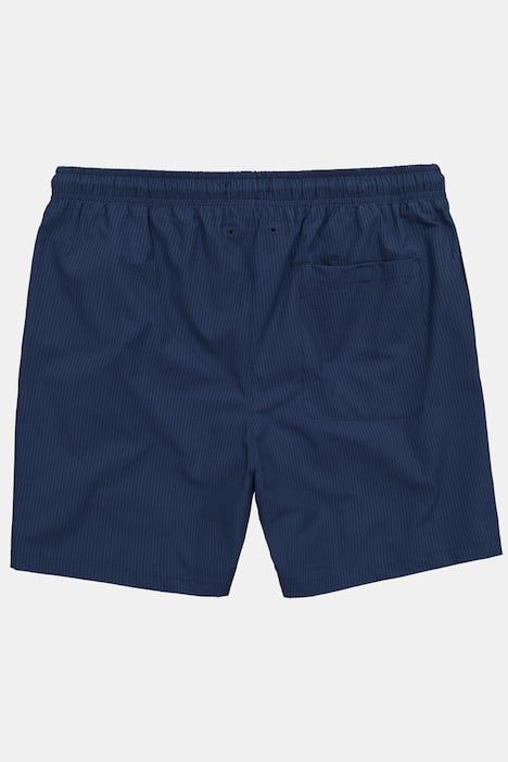 Short de bain JAY-PI en tissu seersucker texturé, collection Beachwear, séchage rapide QuickDry et taille élastique - jusqu'au 8 XL
