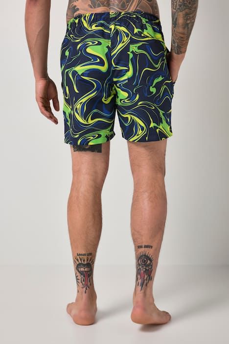Short de bain JAY-PI collection Beachwear, taille élastique et imprimé intégral - jusqu'au 8 XL