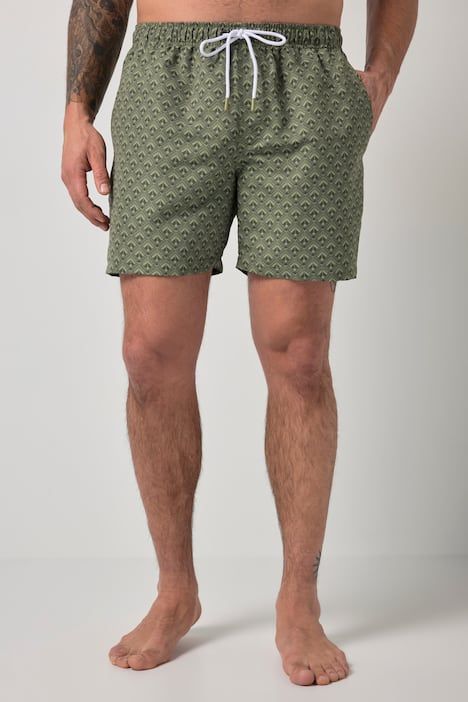 Short de bain JAY-PI, collection Beachwear, imprimé all-over - jusqu'au 8 XL