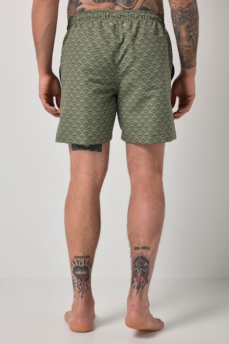 Short de bain JAY-PI, collection Beachwear, imprimé all-over - jusqu'au 8 XL