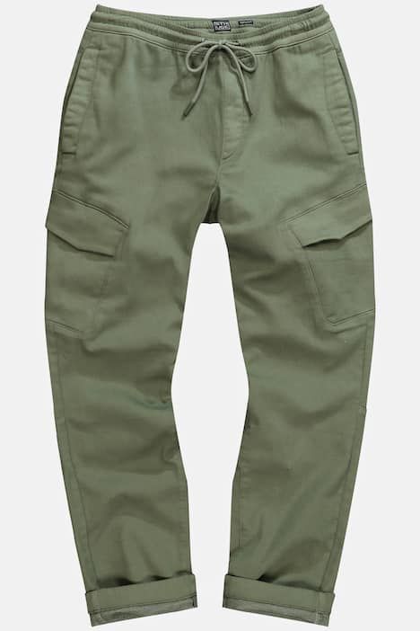 Pantalon cargo STHUGE. Technologie FLEXLASTIC® et taille élastique. Jusqu'au 8 XL