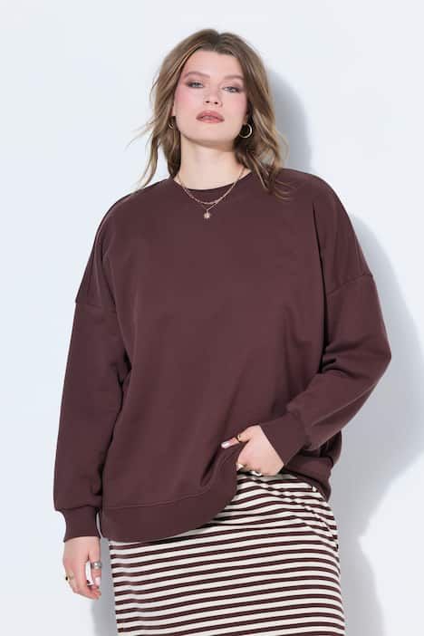Sweat-shirt oversize extra long, label OEKO-TEK