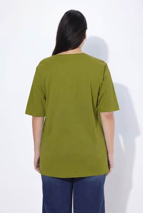 T-shirt coupe Relaxed Fit, décolleté rond et manches courtes