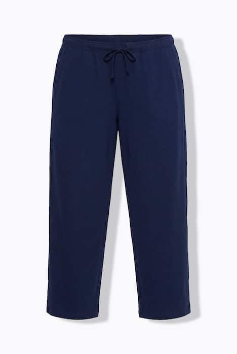 Pantalon en jersey avec jambes droites et poches, jusqu'à la taille 68/70