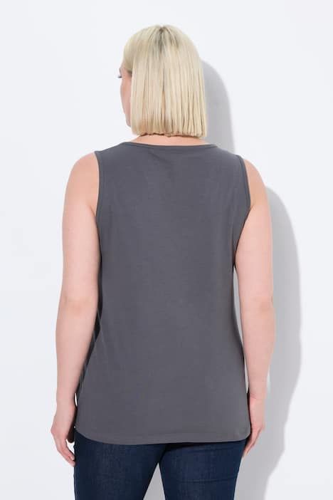 Débardeur coupe Classic Fit, bretelles larges et décolleté en V