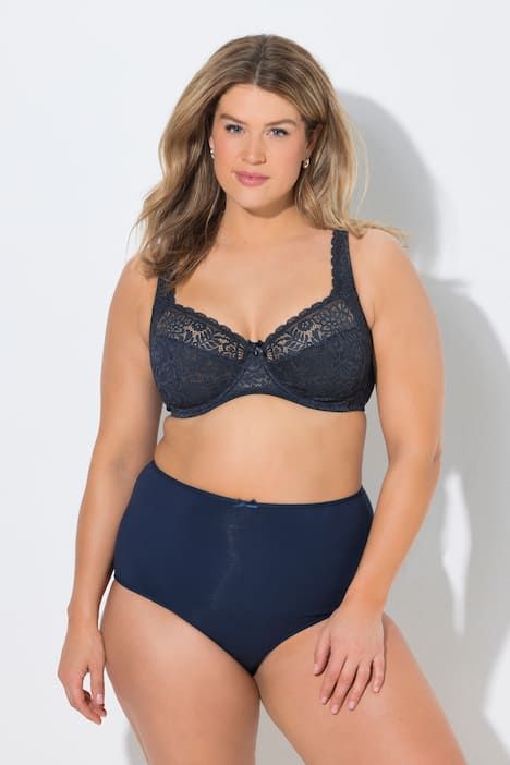 Soutien-gorge à armatures, dentelle florale, entièrement confectionné en dentelle, bonnet C-E