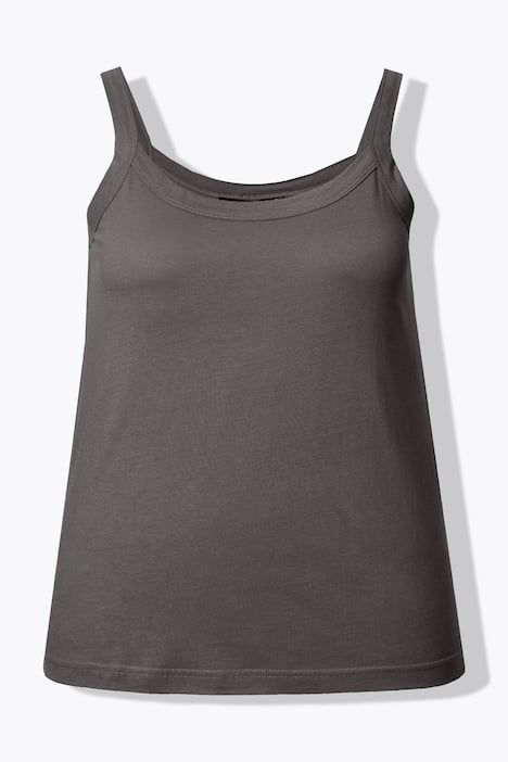 Débardeur à fines bretelles et décolleté rond, en modal mélangé