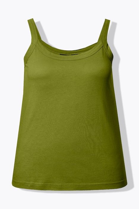 Débardeur à fines bretelles et décolleté rond, en modal mélangé