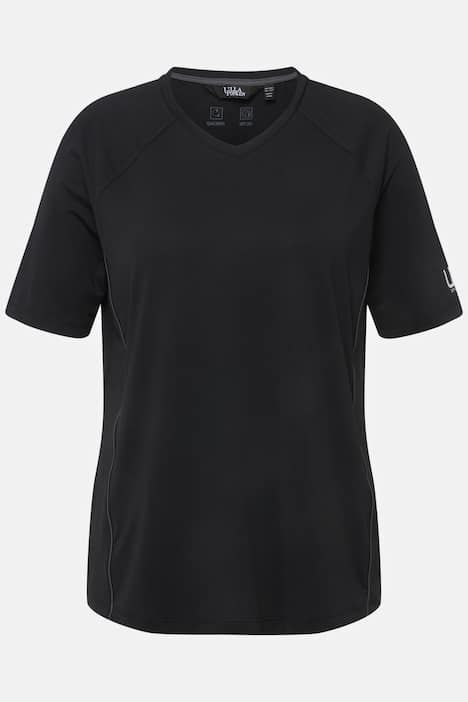 T-shirt, protection UV 50+. Col en V et manches courtes