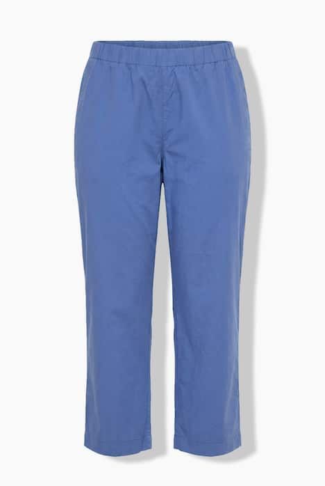 Pantalon chino Ruby 7/8 - taille élastique, jambe droite et large