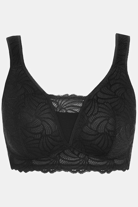 Bralette en dentelle, sans armatures - bonnet B-F.