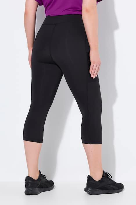 Legging 3/4 taille haute, longueur mollet, matière séchant rapidement