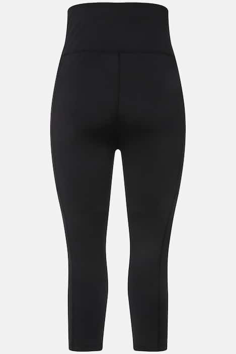 Legging 3/4 taille haute, longueur mollet, matière séchant rapidement