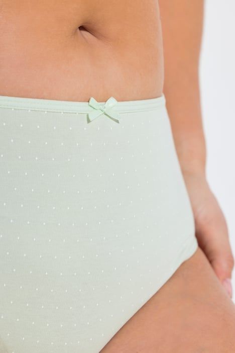 Culottes midi en lot de 5, pois/uni