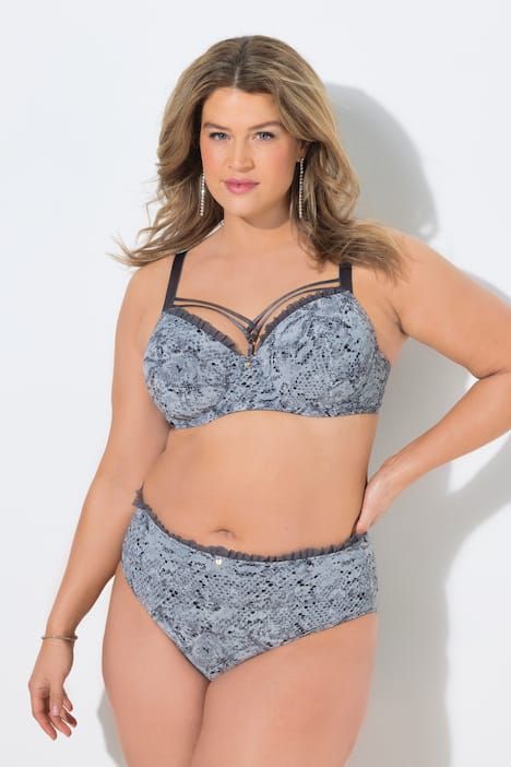 Soutien-gorge TruYou, armatures et coques souples, motif léopard - bonnet B-F