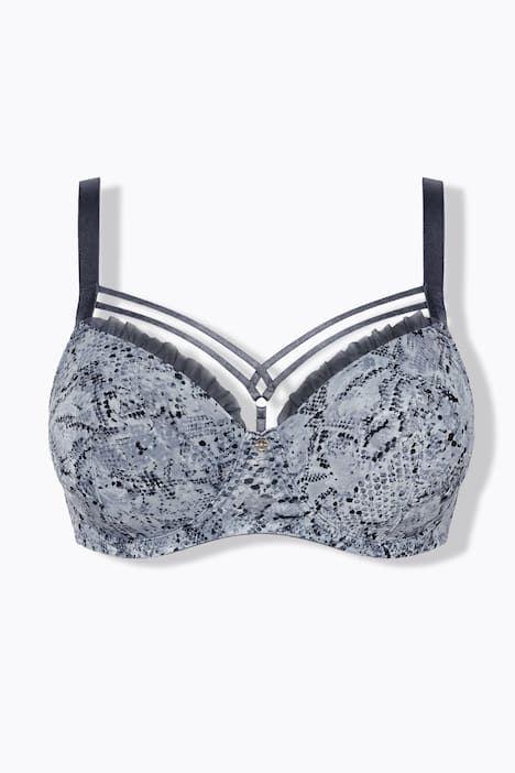 Soutien-gorge TruYou, armatures et coques souples, motif léopard - bonnet B-F