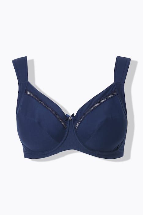 Soutien-gorge à armatures. Liserés en dentelle - bonnet C-G