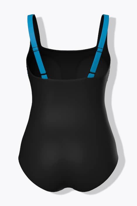 Maillot de bain, motif fleurs, bonnets souples, matière recyclée