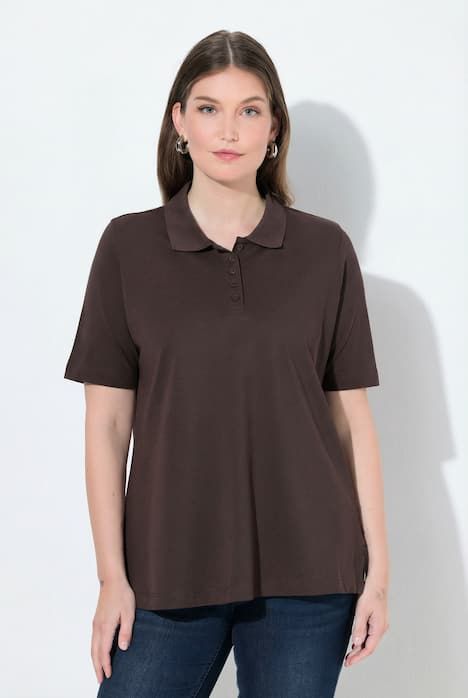 Polo patte de boutonnage plus longus, manches courtes et col polo