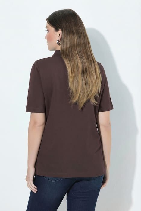 Polo patte de boutonnage plus longus, manches courtes et col polo