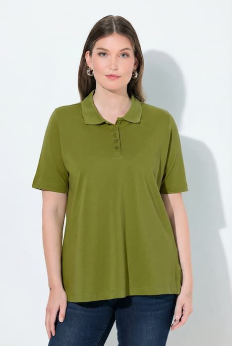 Polo patte de boutonnage plus longus, manches courtes et col polo