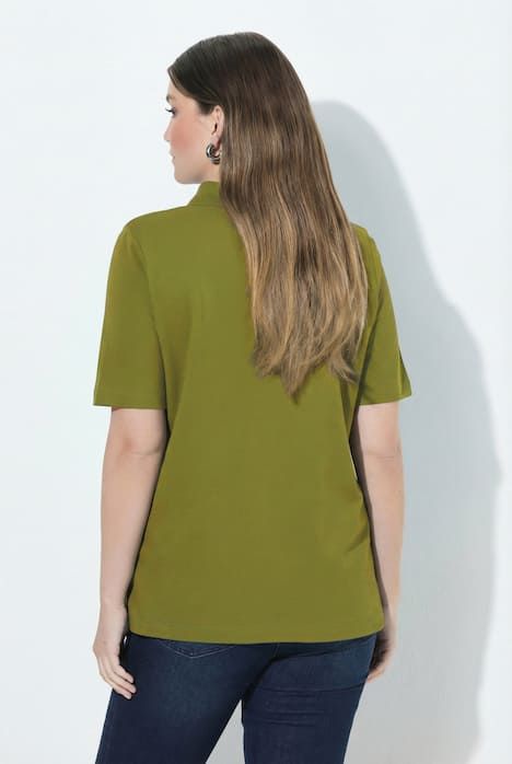 Polo patte de boutonnage plus longus, manches courtes et col polo