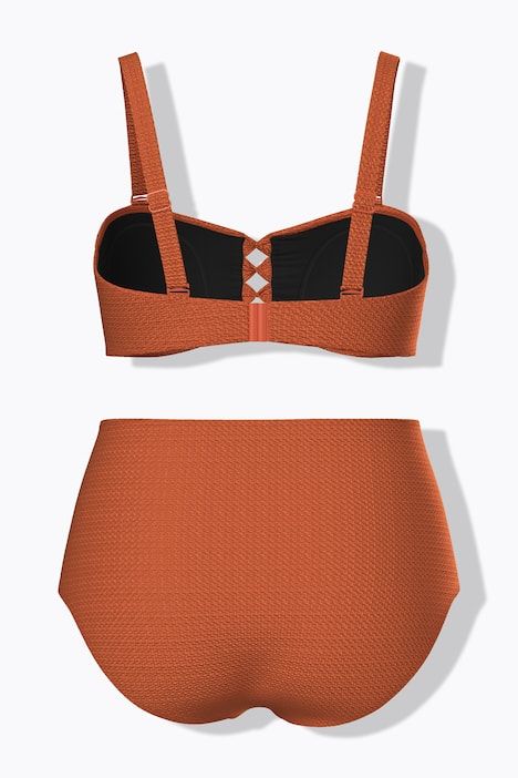 Bikini avec bonnets souples, découpes fantaisie et bretelles ajustables