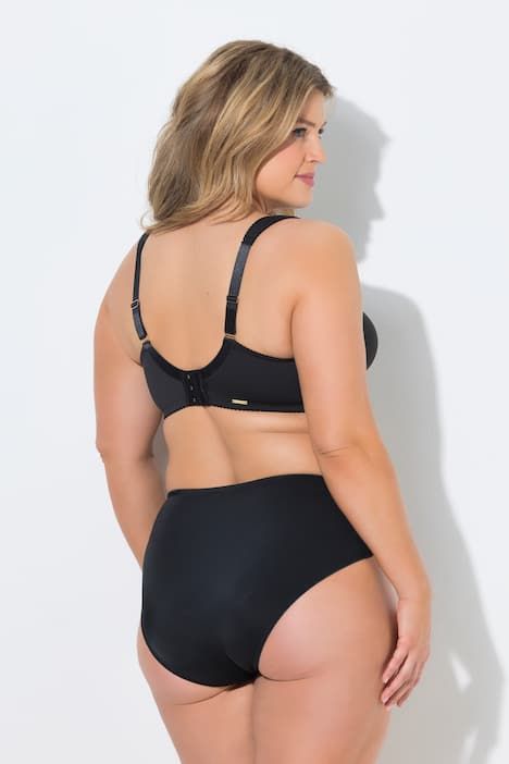 Bralette sans armatures, microfibre et entelle - bonnet B-F