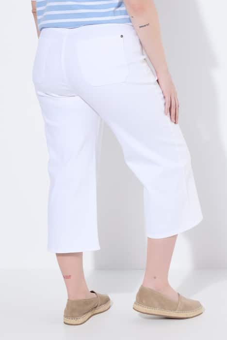 Jupe-culotte en jean Mary, jambe large et ceinture confortable