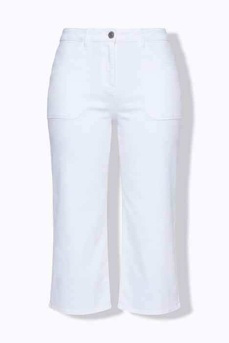 Jupe-culotte en jean Mary, jambe large et ceinture confortable