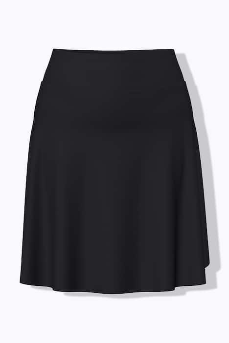 Skort 2-en-1, motif vagues et taille élastique, jupe/legging