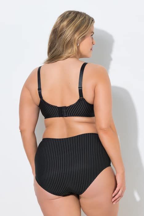 Soutien-gorge à armatures, fines rayures et bonnets souples - bonnet B-F