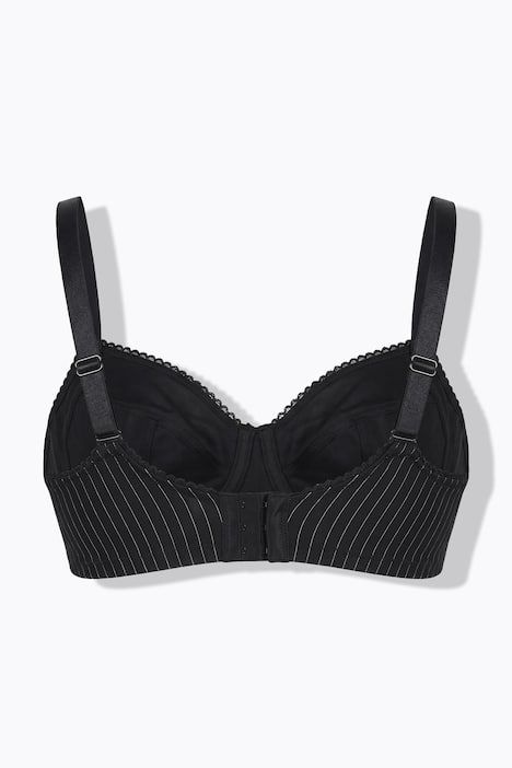 Soutien-gorge à armatures, fines rayures et bonnets souples - bonnet B-F
