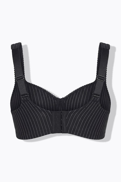Soutien-gorge souple sans armatures, fines rayures - bonnet B-E