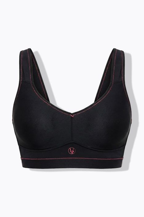 Soutien-gorge de sport, sans armatures / bonnets souples, coutures fantaisie - bonnet B-F