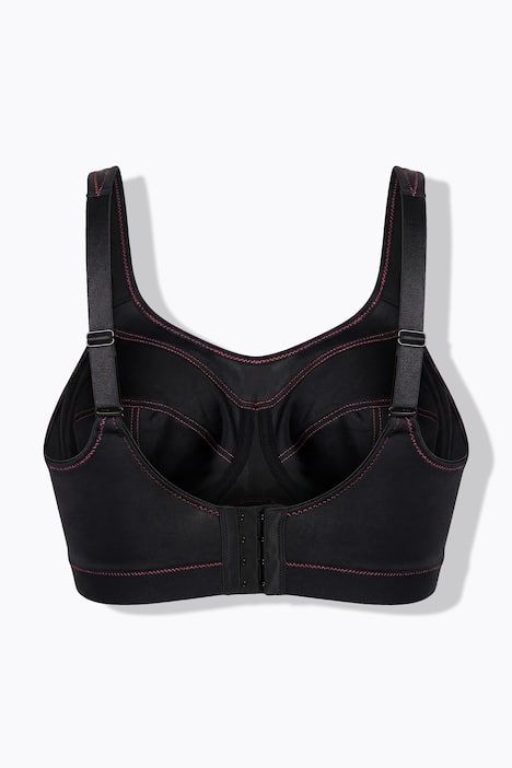 Soutien-gorge de sport, sans armatures / bonnets souples, coutures fantaisie - bonnet B-F